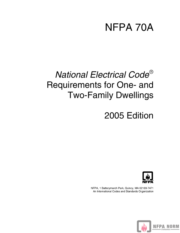 NFPA 70A PDF NFPA 70A PDF